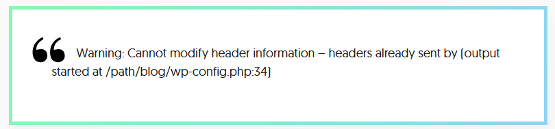 Wordpress - Can not modify header information